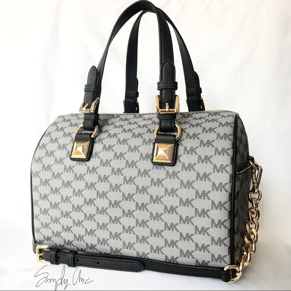 New authentic Grayson monogram satchel black - Picture 2 of 6
